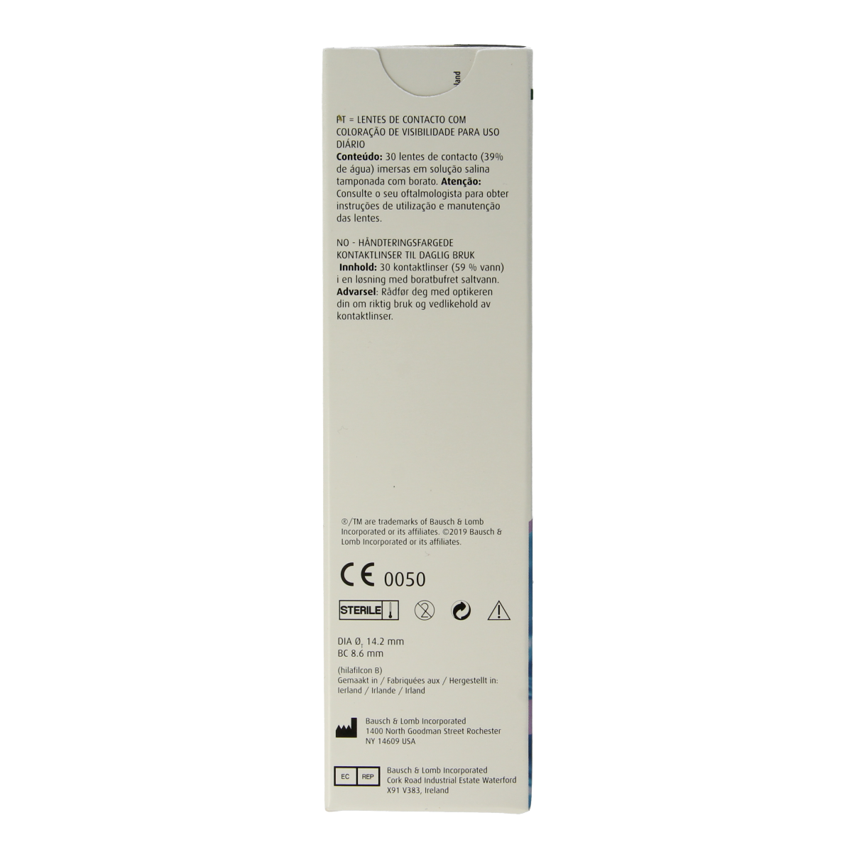 OTC Medical Daglenzen -2.00 contact lenses, 30-pack for eye care, showing clear lenses on a white background.