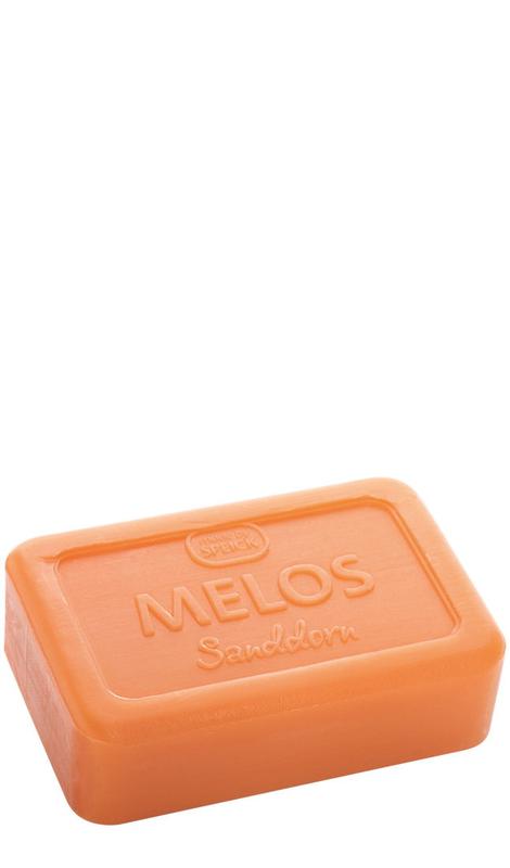 Speick Duindoorn soap bar, 100g, natural skincare product with orange and sea buckthorn ingredients, in a clean packaging.