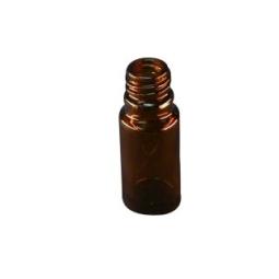Blockland brown glass dropper bottles in DIN18 10ml packaging, 120-piece set, used for packaging liquids or essential oils.