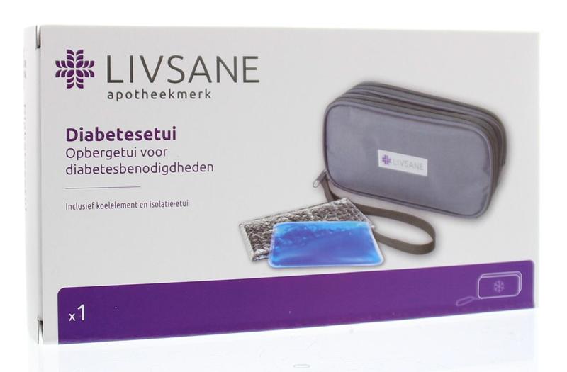 Blockland Insulmate diabetes case with cooling element, travel accessory in 21x11.5x5 cm set, designed for portable insulin storage.