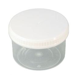 Blockland Verpakkingsmateriaal tabletflacon optipot helder gedopt 250ml, 16-pack, suitable for medication or liquid storage.