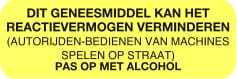 Yellow Blockland etiketten met reactievermogen, 30x10mm, set van 1000 stuks, geschikt voor labels en identificatie.