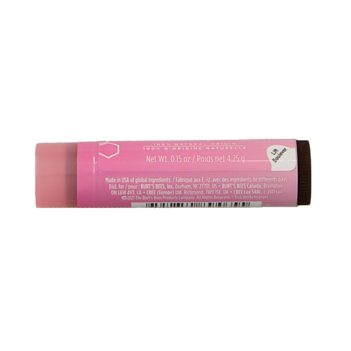 Burt's Bees Getinte lippenbalsem Pink blossom 4.25 Gram