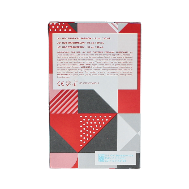 System Jo Tri Me triple pack of flavored lubricants in a set, featuring three different flavors in a compact packaging.