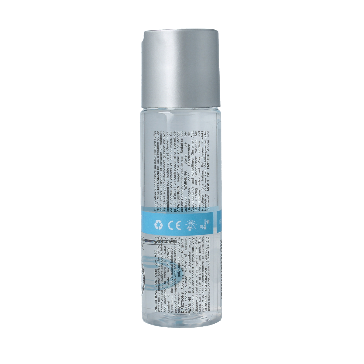 System Jo H2O lubricant in 60ml bottle, clear water-based glijmiddel for smooth, comfortable intimacy.