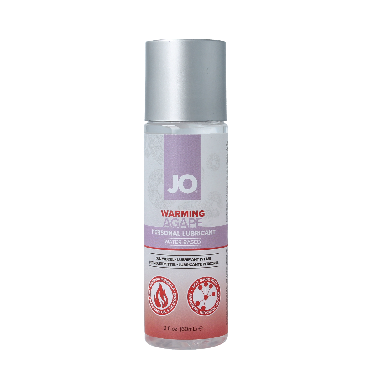 System Jo For Her Agape warm lubricant 60ml bottle, smooth and moisturizing personal lubricant for intimate use.
