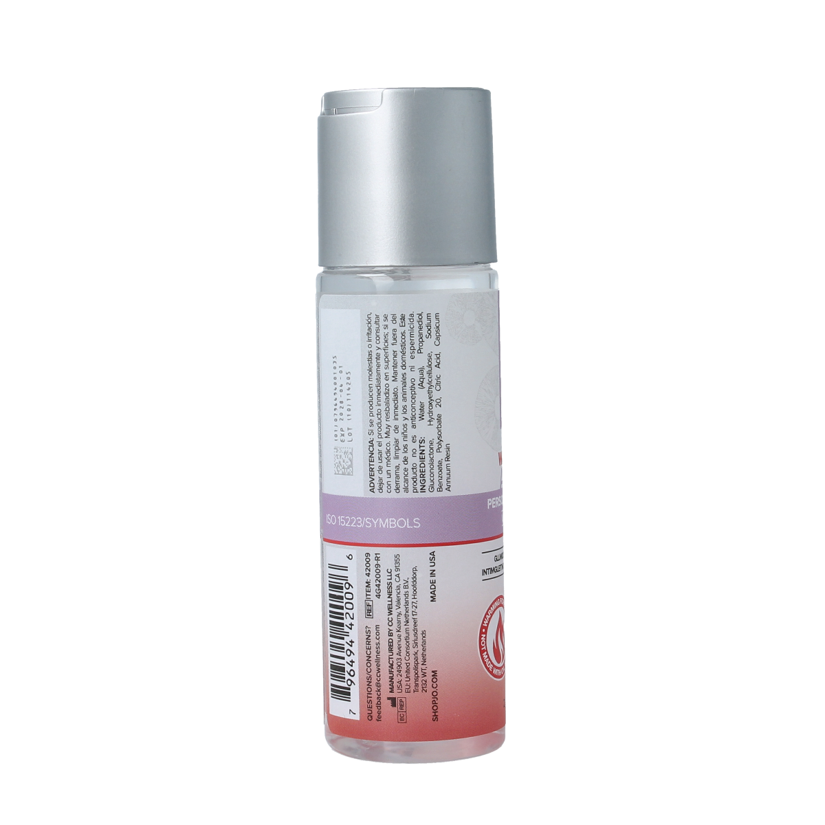 System Jo For Her Agape warm lubricant in a 60ml bottle, smooth, water-based glijmiddel for enhanced intimacy and comfort.