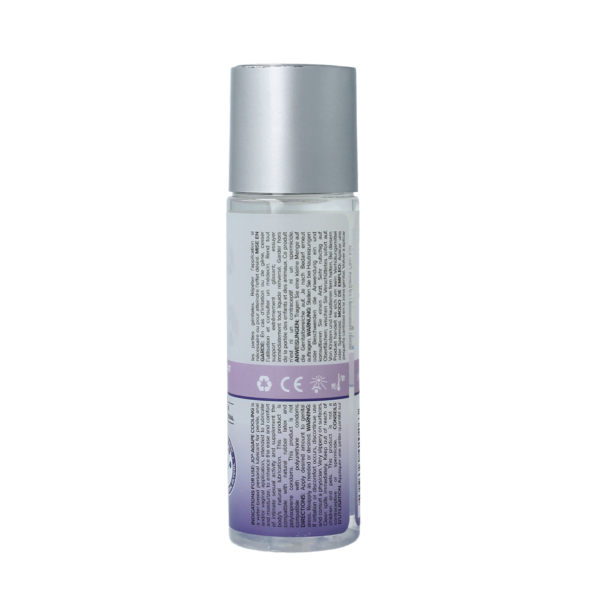 System Jo For Her Agape lubricant cool, 60ml, a water-based intimate gel, designed for enhanced sensation and comfort.