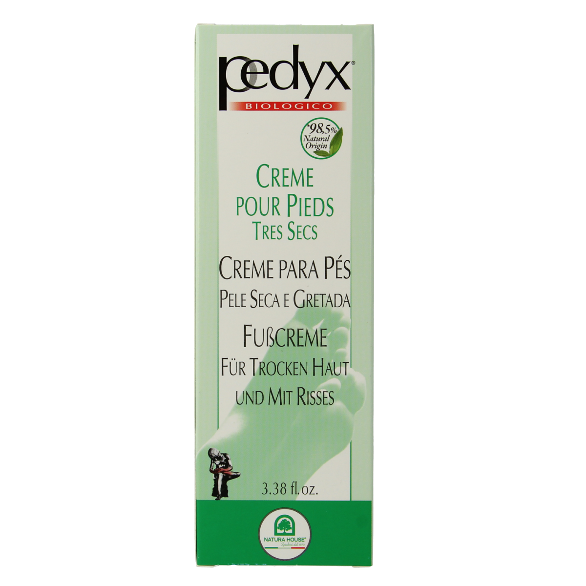 Pedyx voetcrème voor droge huid, 100 ml, geschikt voor voetverzorging, bevat hydraterende ingrediënten voor zachte voeten.
