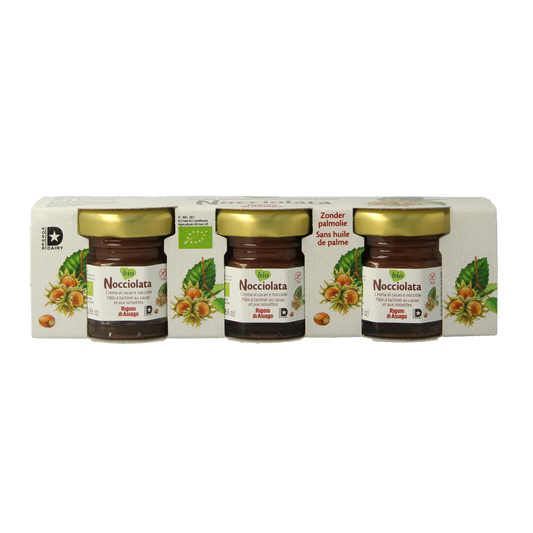 Nocciolata Op=Op Choco hazelnootpasta bio 75.00 Gram
