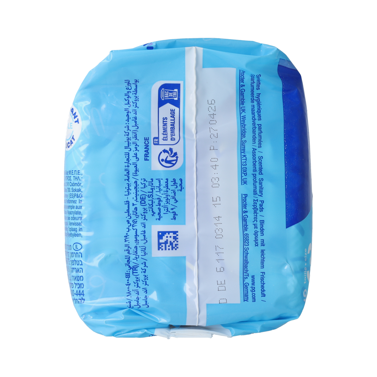 Always Ultra day sanitary pads with wings, 9-pack, feminine hygiene product designed for comfort and protection.