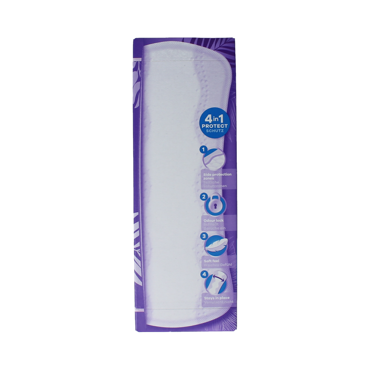 Always Inlegkruisjes Daily Protect long menstrual pads for women, 26-pack, with soft, absorbent material and discreet design.