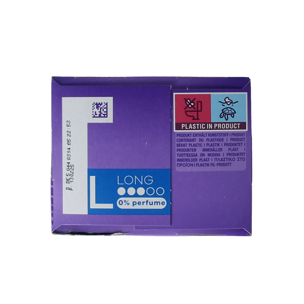 Always Inlegkruisjes daily protect long menstrual pads for women, 26-pack, with discreet, absorbent design.