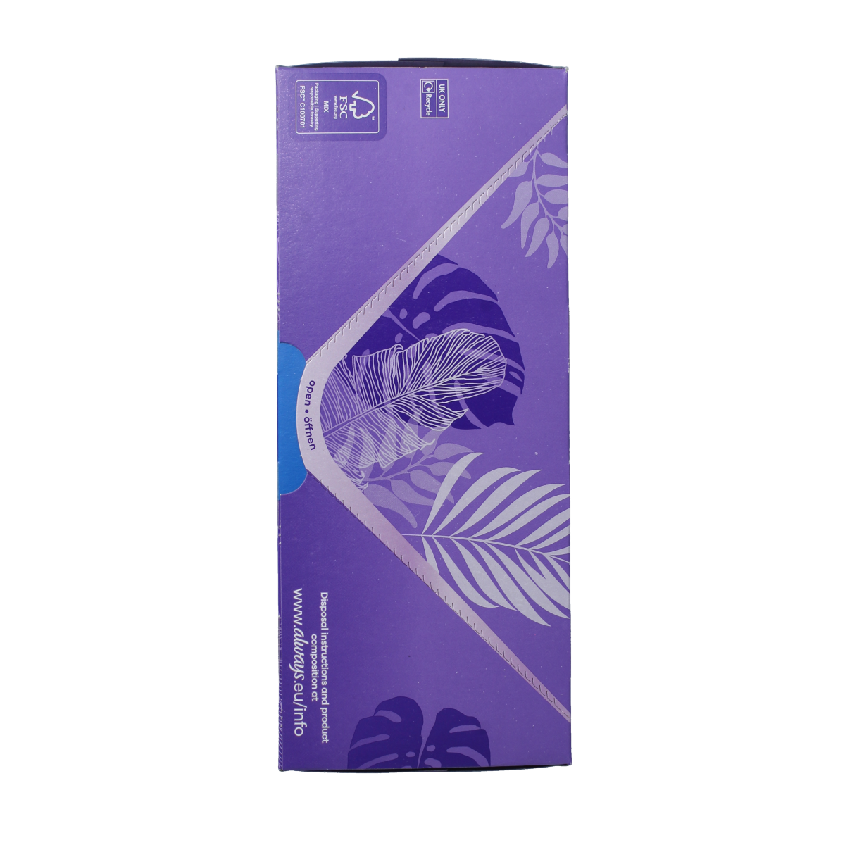 Always Inlegkruisjes daily protect extra long women’s panty liners, 22-pack, for daily freshness and protection.