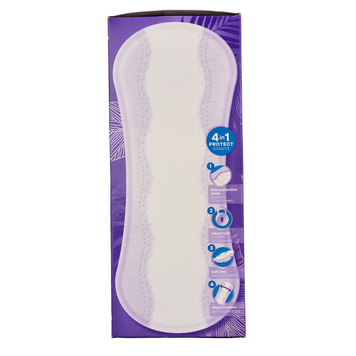Always Inlegkruisjes daily protect extra long feminine sanitary pads, 42-pack, for women’s daily feminine hygiene.