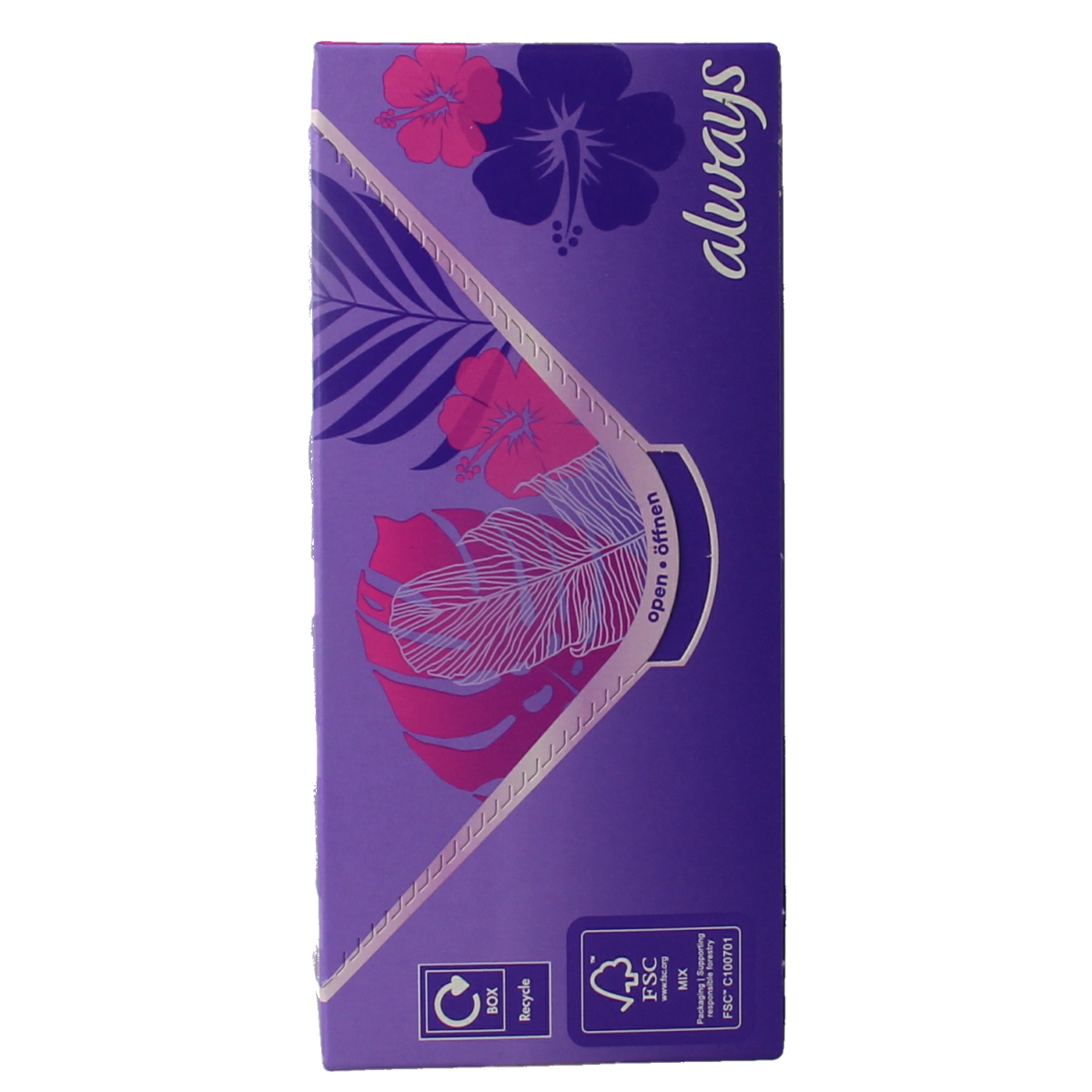 Always Inlegkruisjes daily fresh normaal and scent, pack of 30, feminine sanitary pads for women, in packaging.