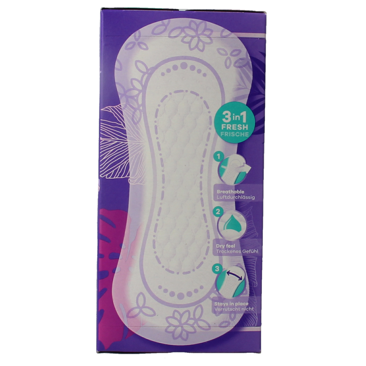 Always Inlegkruisjes daily fresh normaal and scent, 30 packs, soft panty liners for women, in a box with multiple packs.