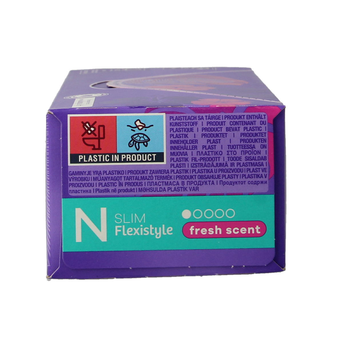 Box of 40 Always Inlegkruisjes daily protect fresh and scent feminine panty liners for women, in packaging with product details.