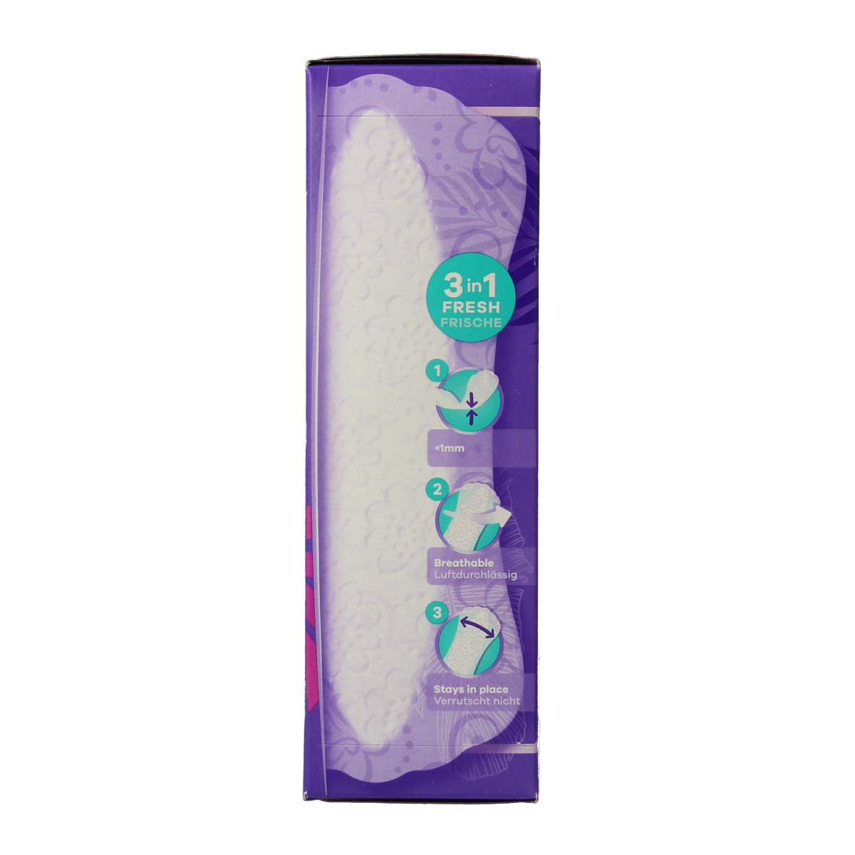 Box of Always Inlegkruisjes daily protect fresh and scent, 40 disposable feminine pads for women, shown in the image.