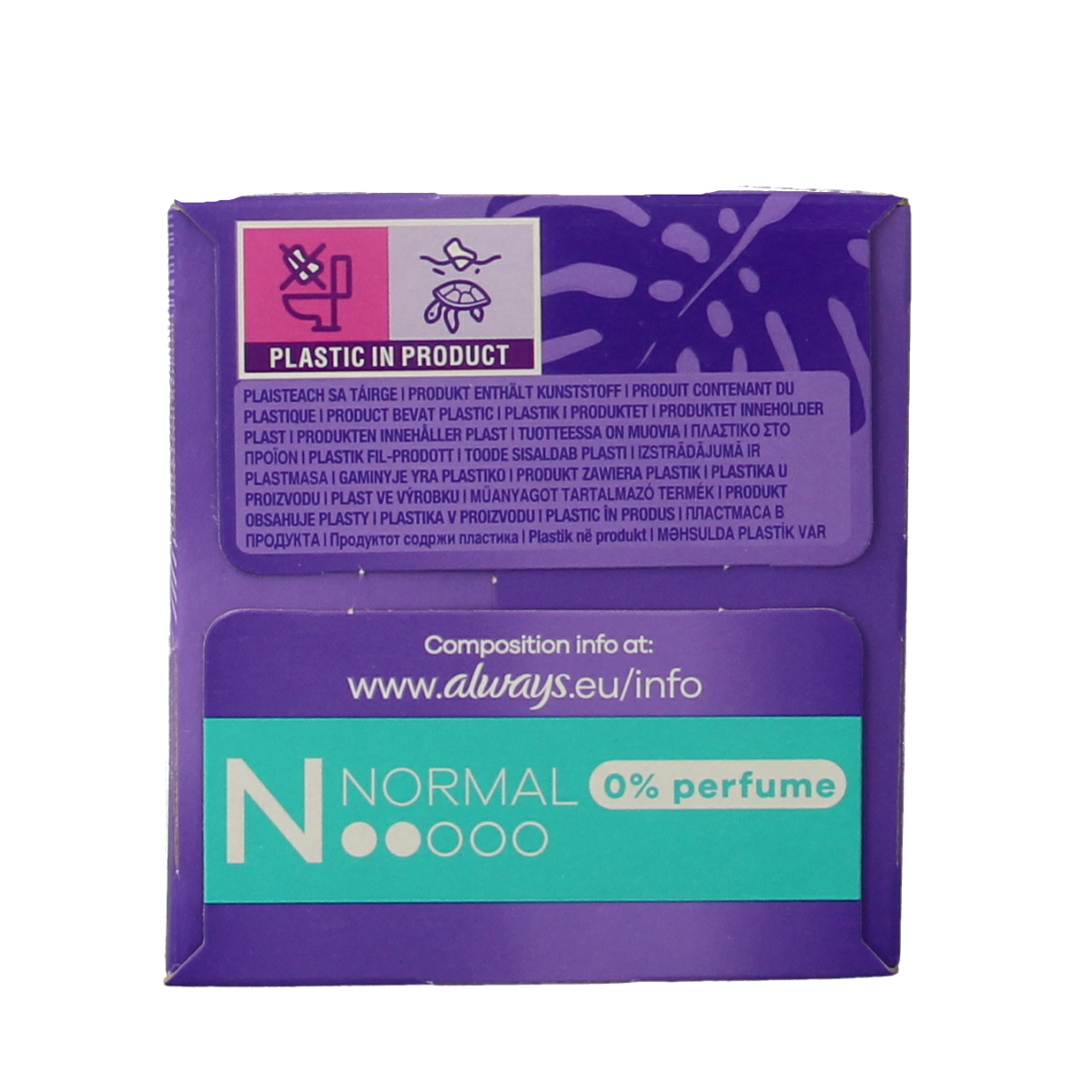 Always Inlegkruisjes daily fresh normaal, 30 inlegkruisjes for women, soft cotton feminine hygiene product.