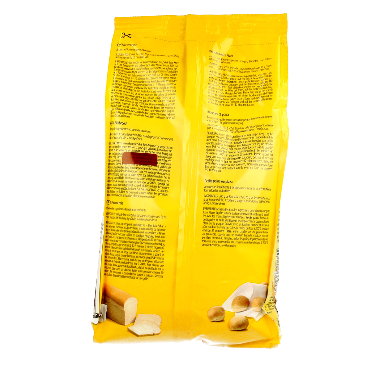 Gluten-free Schar Mix B bread mix in 1kg bag, ideal for baking gluten-free bread and baked goods.