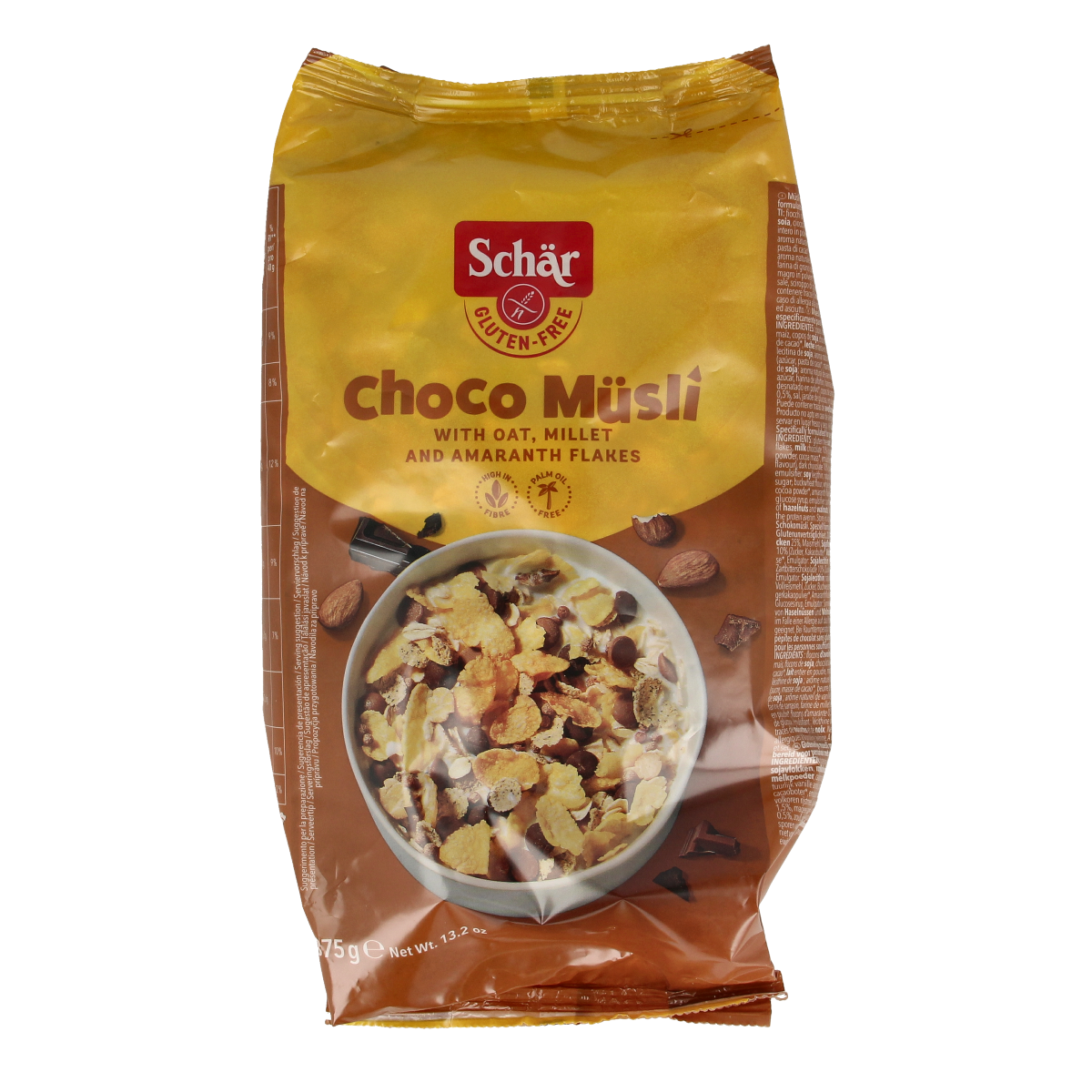 Schar Choco muesli glutenvrij 375.00 Gram