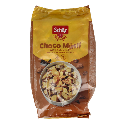 Schar Choco muesli glutenvrij 375.00 Gram