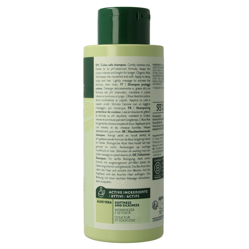 Herbatint color-safe shampoo in 260ml bottle, gentle hair care for color-treated hair, with natural herbal ingredients.