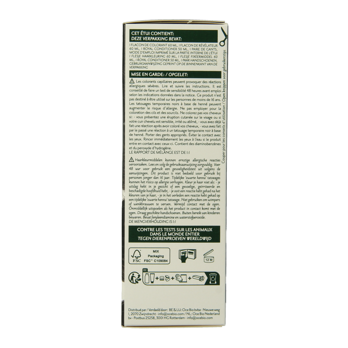 Herbatint 2N Brown hair coloring bottle, 170ml, with label showing product details and brand logo.
