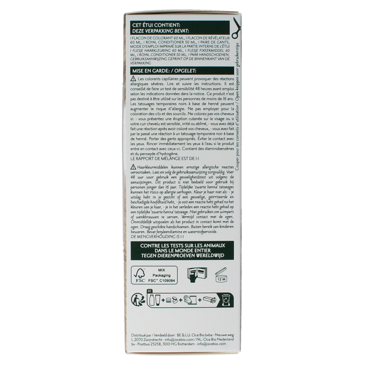 Herbatint 8N Lichtblond hair coloring cream in 170ml tube, showing the product packaging and branding.