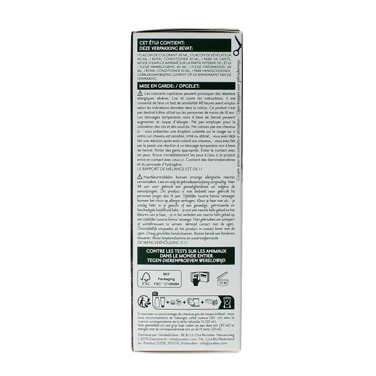 Herbatint 5D Licht Goudkastanje hair coloring bottle, 170ml, with natural brown and golden tones visible in the image.