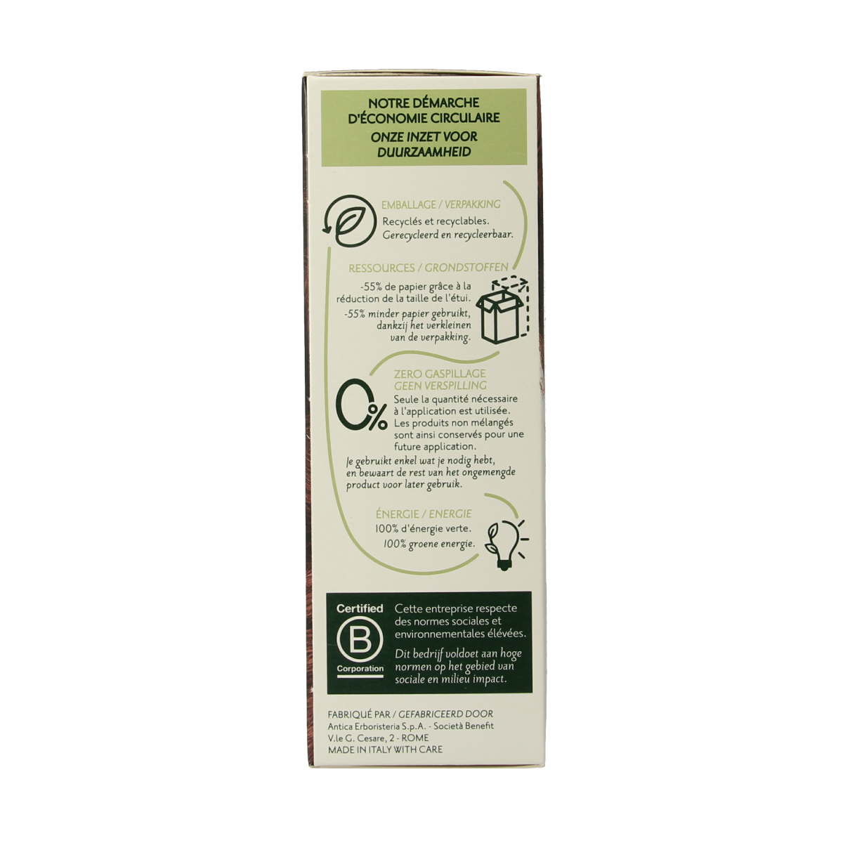 Herbatint 5R Licht koperkastanje hair coloring cream in 170ml tube, showcasing the rich red copper chestnut shade.