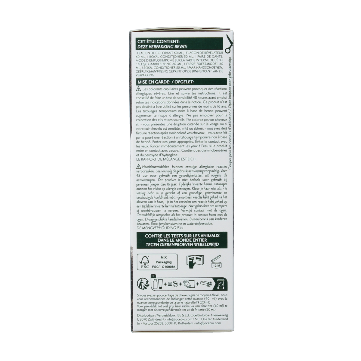 Herbatint 6C dark ash blonde hair dye in 170ml bottle, showcasing the product packaging and color label.