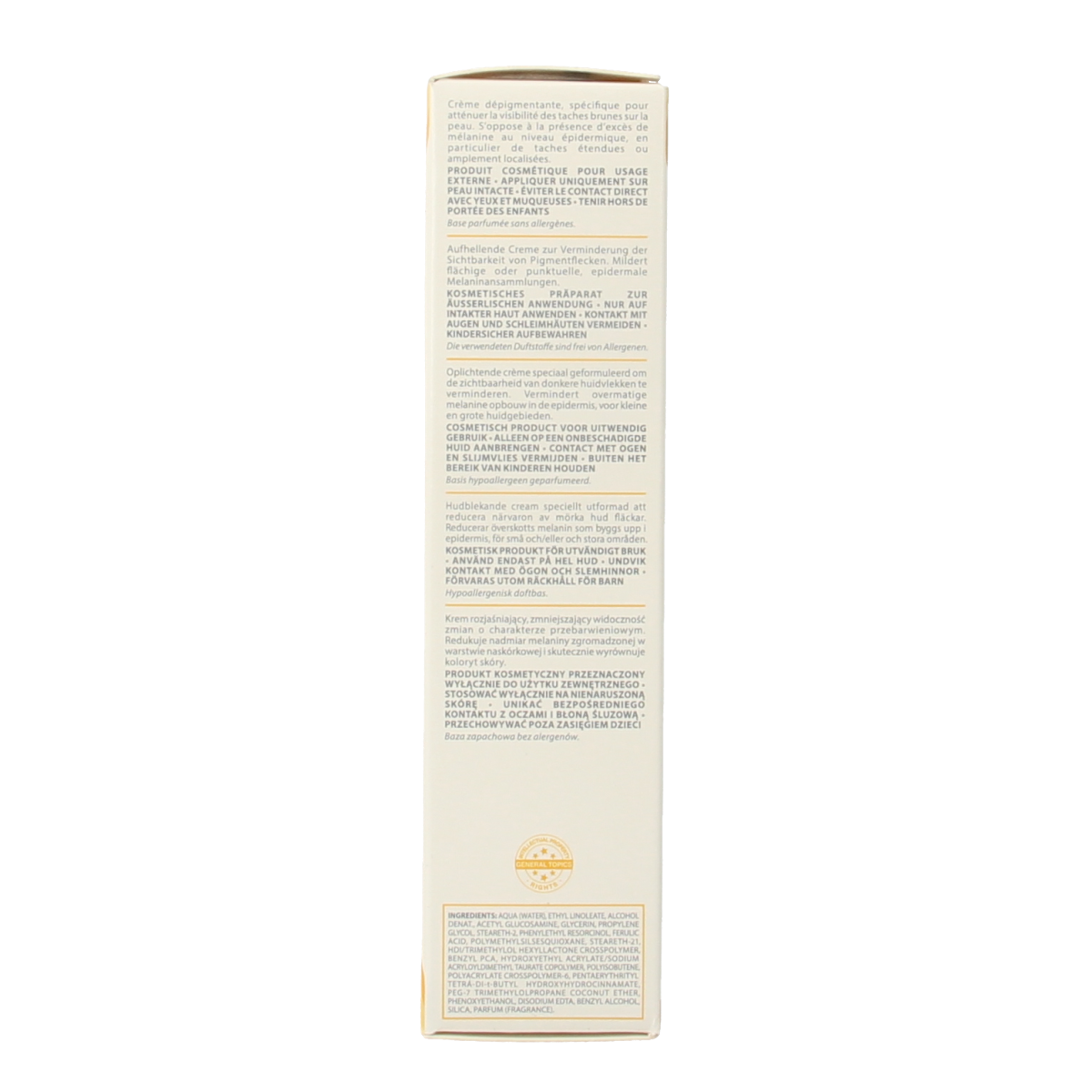 Synchroline Thiospot intensive skin cream 30ml in a white tube, designed for body skincare and soothing skin concerns.