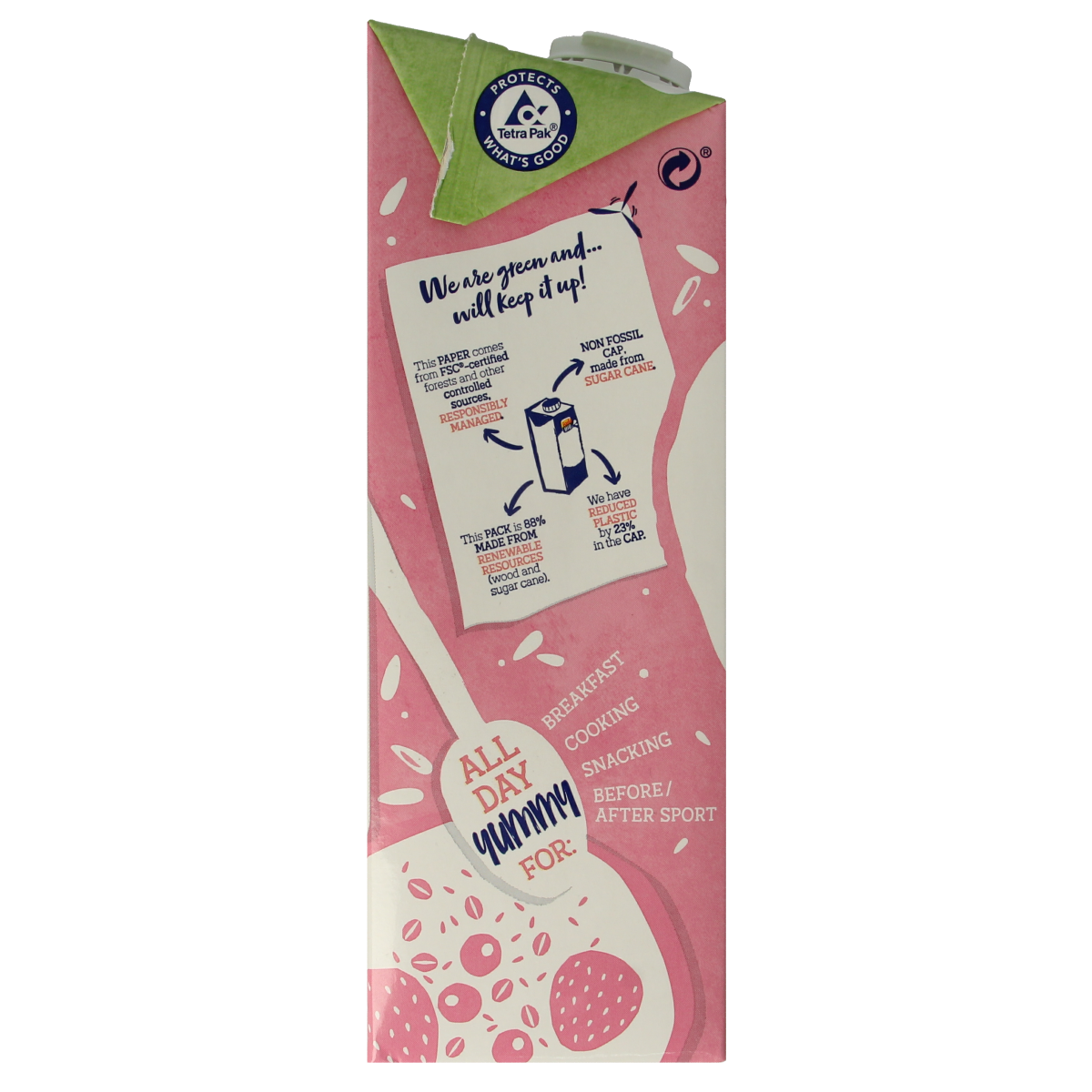 Organic Isola Bio almond rice drink in a 1-liter carton, ideal for plant-based beverages and dairy alternatives.