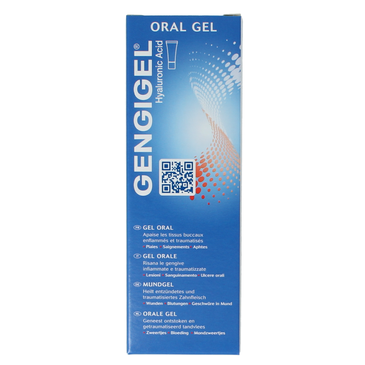 Gengigel Gel 20ml bottle for dental hygiene and brushing control, featuring the Gengigel brand label and packaging.