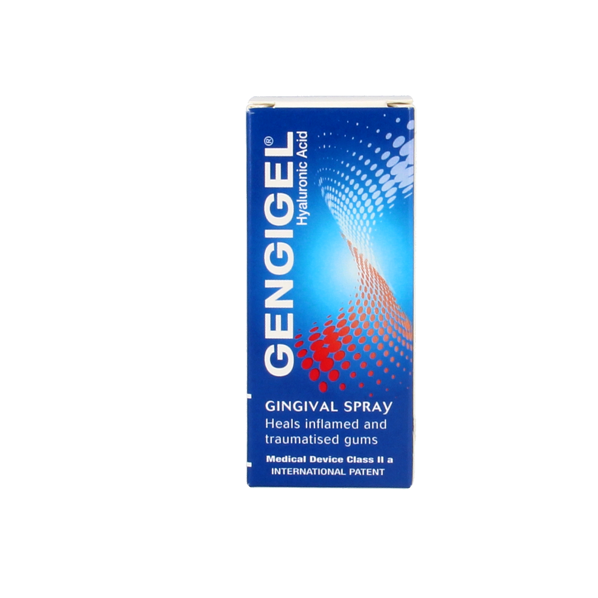 Gengigel Spray 20ml for oral hygiene and teeth cleaning, featuring the Gengigel brand, shown in a clear spray bottle.