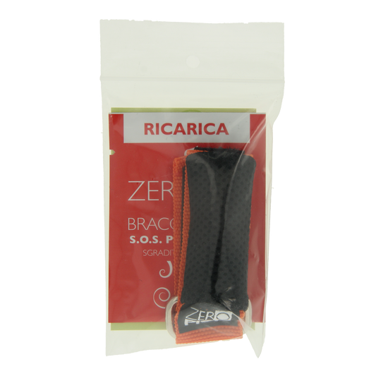 Zeropick Armband kind oranje maat S for steken en beten, protective insect repellent wristband, close-up view