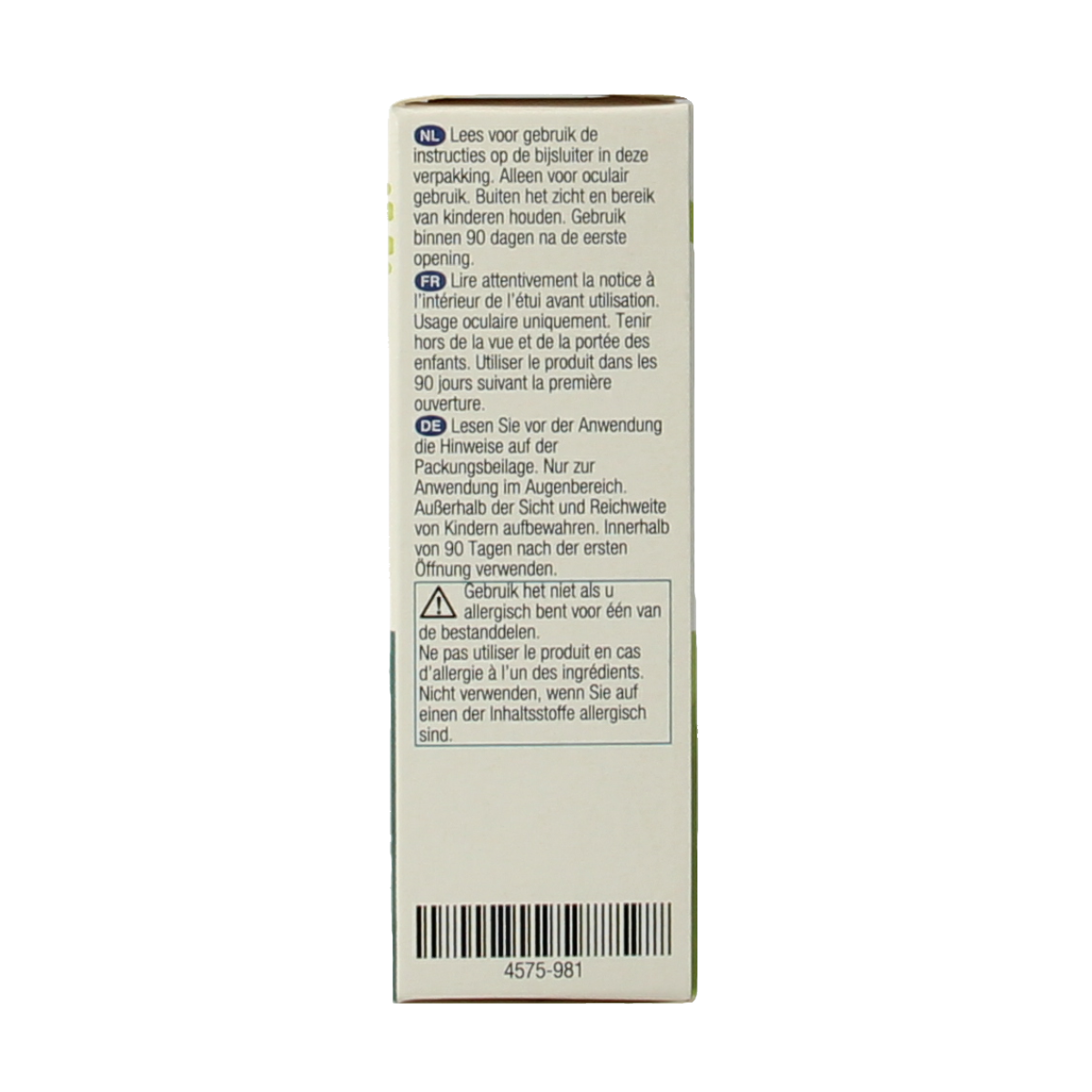 Zaspray oogverzorging oogverzorgingspray in 10ml bottle, natural eye care product with spray nozzle, branded Zaspray.