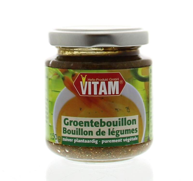 Vitam Groentebouillon 150g, packet of vegetable bouillon cubes for soups and cooking, branded by Vitam