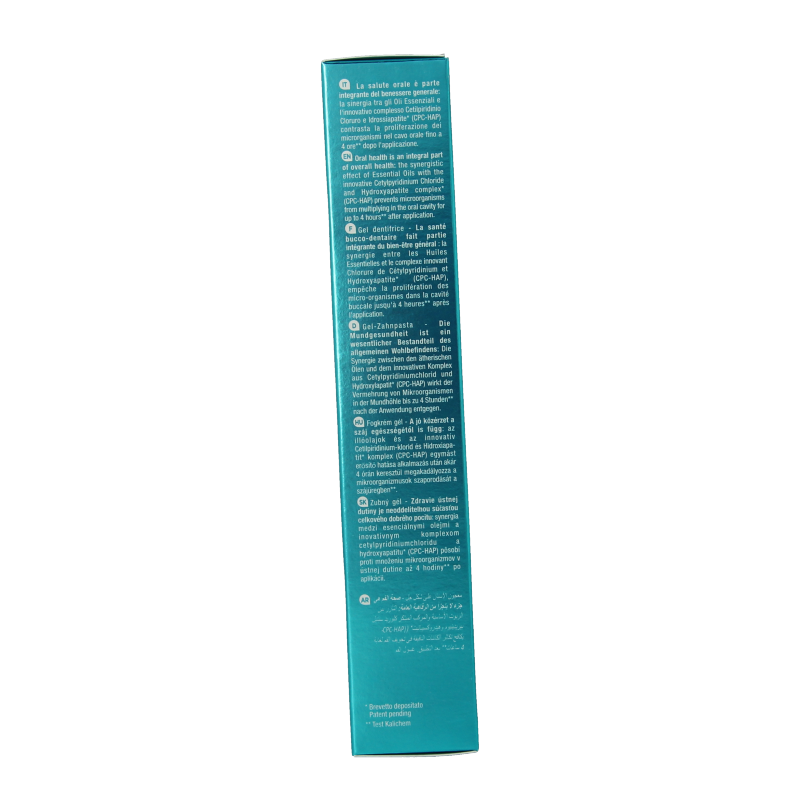 Curasept Daycare protection frozen mint mouthwash in 75ml bottle, antiseptic mouth rinse for oral care.