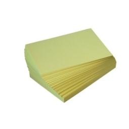 Yellow Blockland packaging paper, 10.5 x 14.8 cm, for wrapping and packing, with a stack of 2000 sheets.