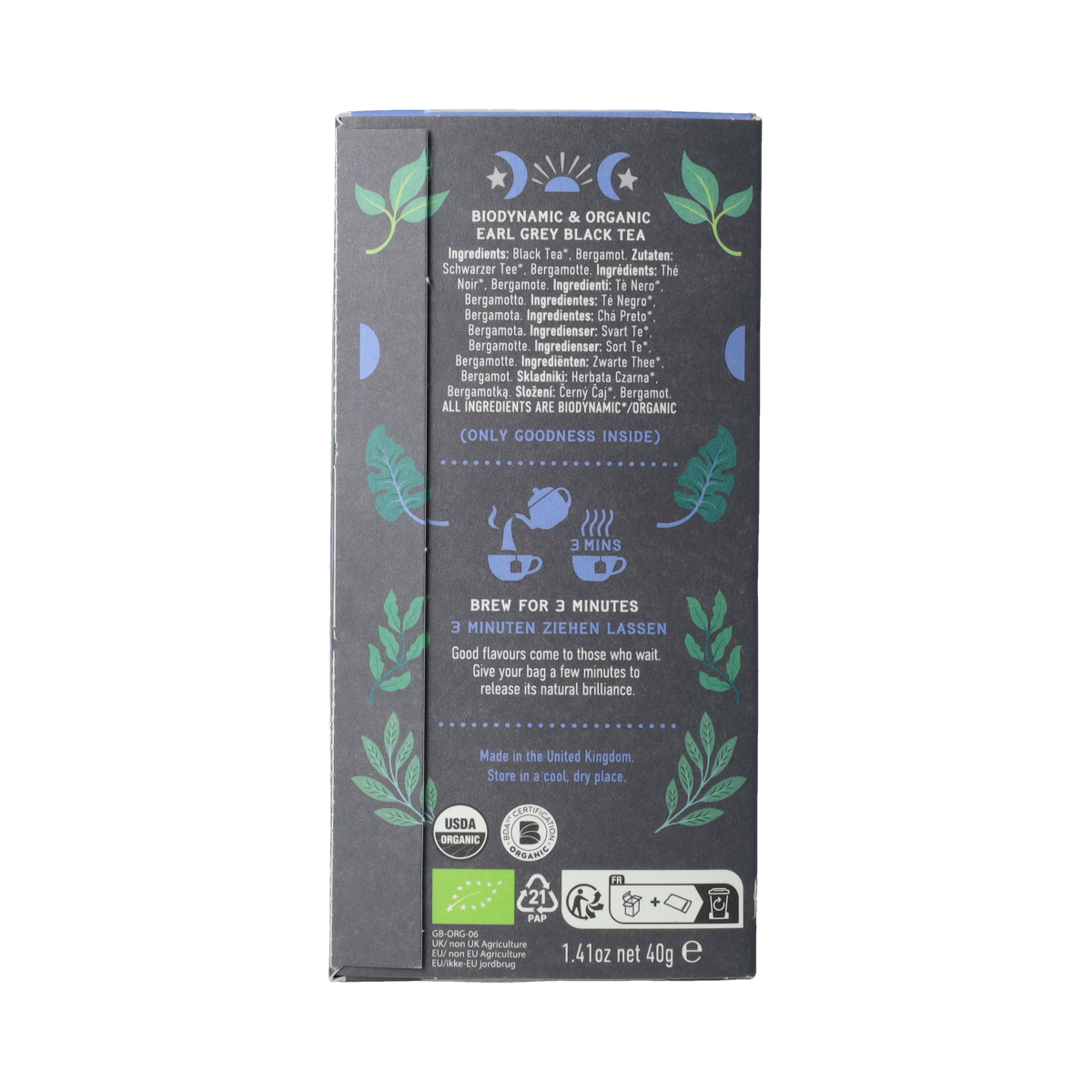 Hampstead Thee earl grey bio demeter 20.00 Zakjes