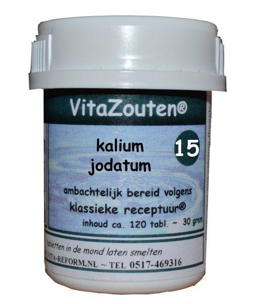 Vitazouten Kalium Jodatum mineral supplement, 120 tablets, natural iodine source from Vitazouten.