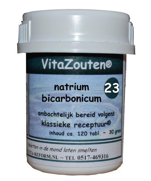 Vitazouten Natrium Bicarbonicum mineral supplement, 120 VitaZout tablets, natural sodium bicarbonate mineralen enkel product