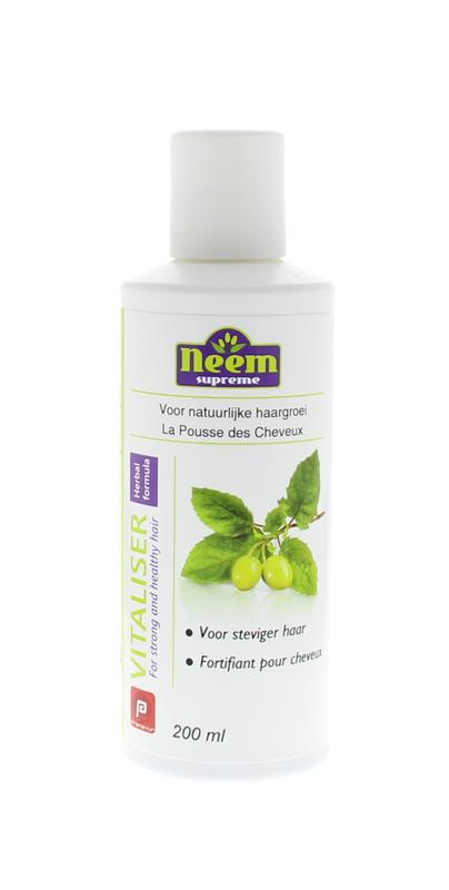 Holisan Neem Supreme Hair Vitaliser in 200ml bottle, a Haarverzorging product for healthy scalp and hair nourishment.