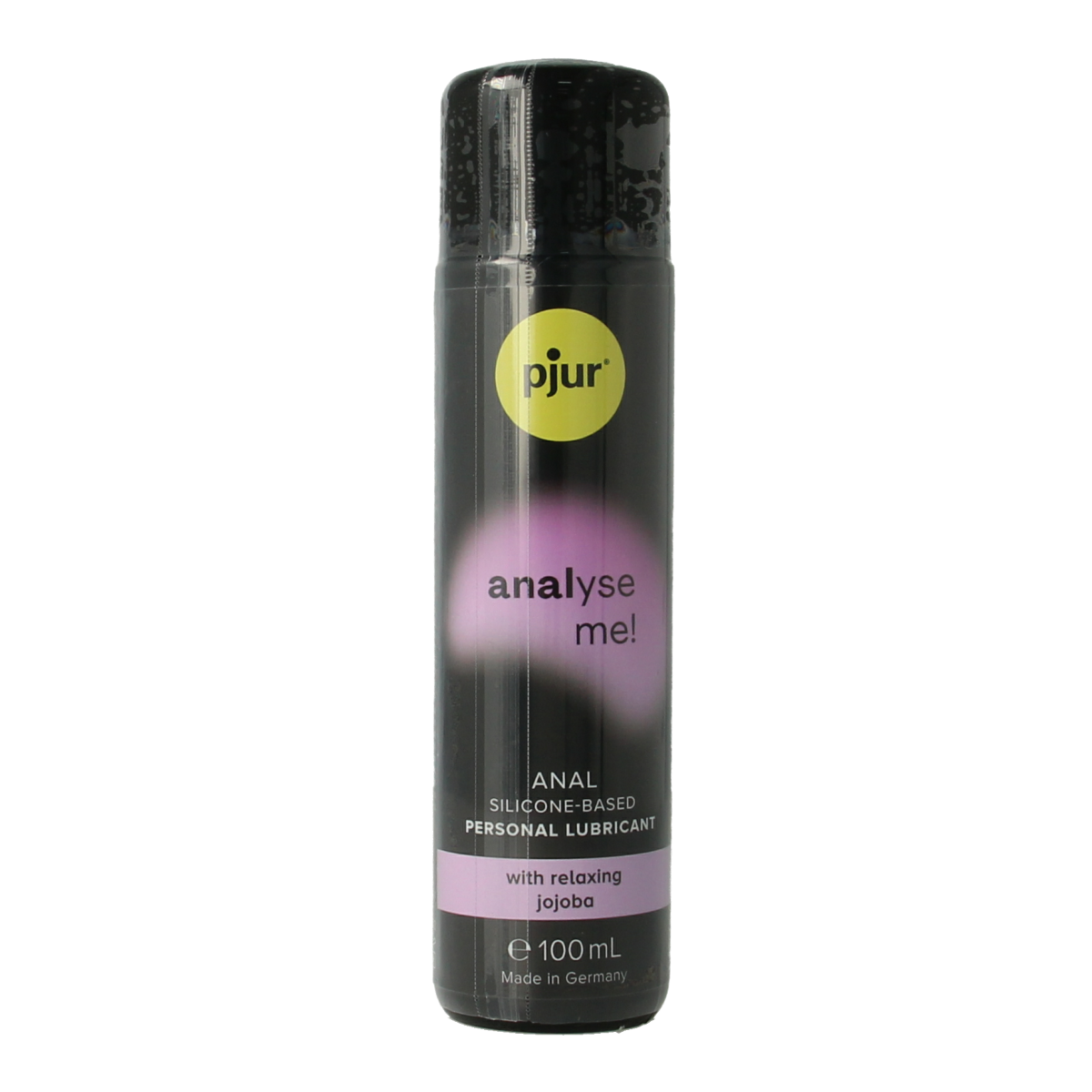 Pjur Analyse Me silicone-based anal lubricant in a 100ml bottle, smooth and long-lasting for comfortable use.