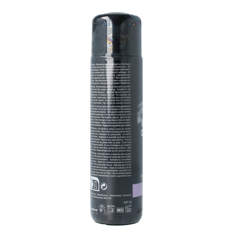 Pjur Backdoor anal gel in a 100ml bottle, smooth and clear lubricant designed for comfortable anal relaxation.