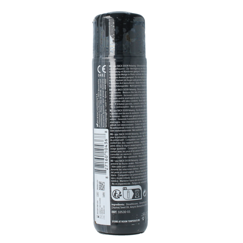 Pjur Backdoor anal lubricant gel in 100ml bottle, smooth and soothing personal care product for comfortable anal intimacy.