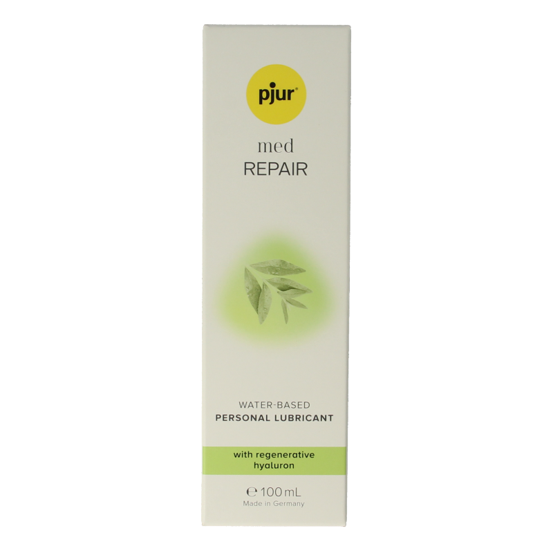Pjur Repair glide lubricant in 100ml bottle, smooth and moisturizing personal lubricant from Pjur, shown in the image.